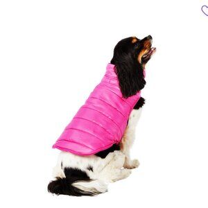 NWT TOP PAW Pink WINTER Girl DOG PUFFER VEST COAT JACKET MEDIUM